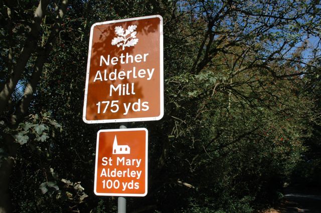 Nether Alderley Sign