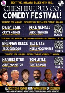 Dec 2021 - Cheshire Pub Comedy Festival