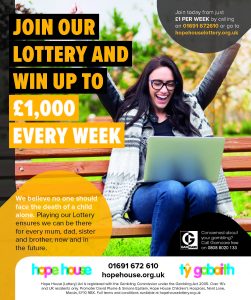 Hope House Lottery Poster